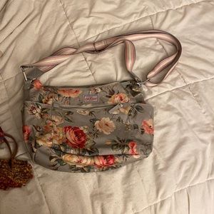 Cath Kidston grey floral purse
